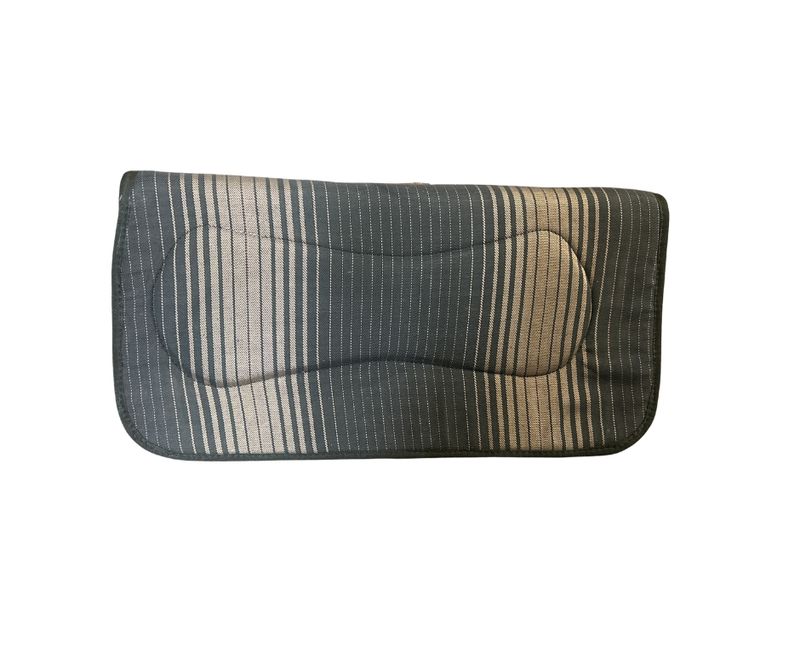 Striped Felt Bottom Saddle Pad, 32&quot;X31&quot;