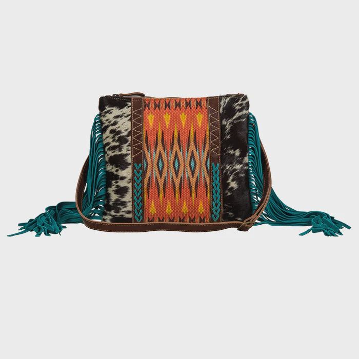 Blaze Rider Fringed Small Crossbody Bag