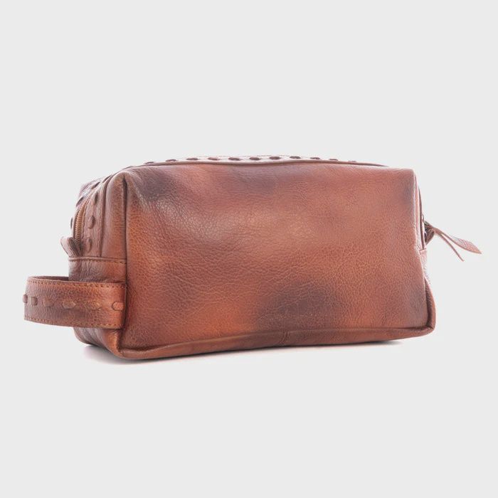 Roff Trail Toiletries Bag In Caramel