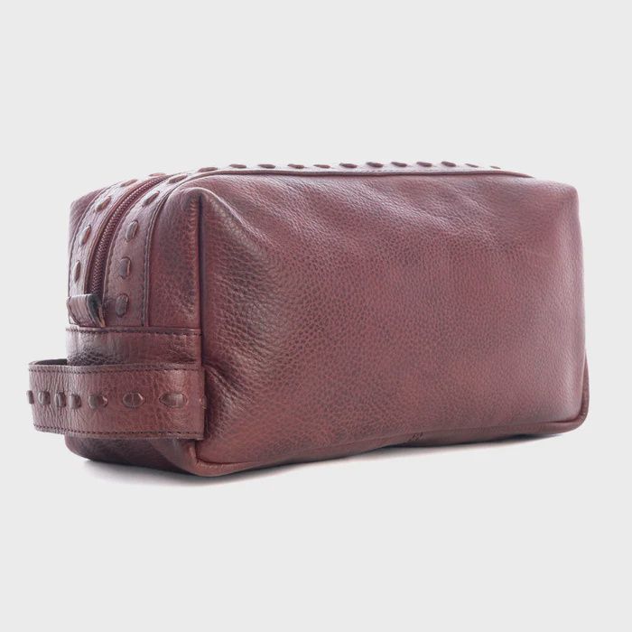Roff Trail Toiletries Bag In Red Russet