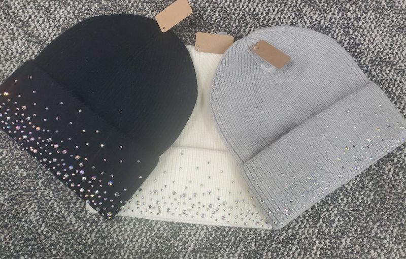 Rowdy Rhinestone Beanie-Assorted Colors