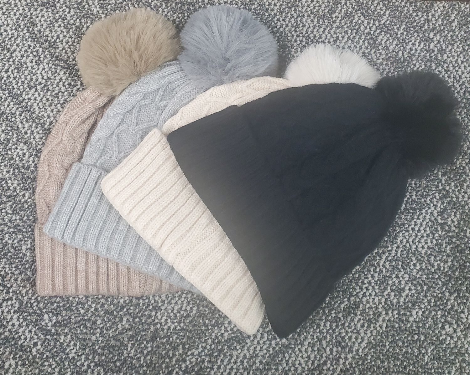 Winter Wonderland Knit Beanie-Solid Colors