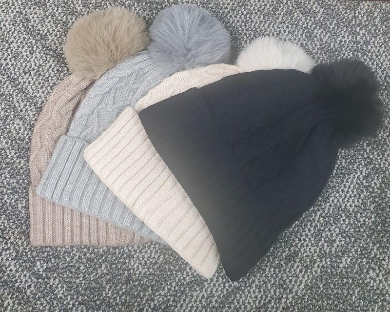 Winter Wonderland Knit Beanie-Solid Colors