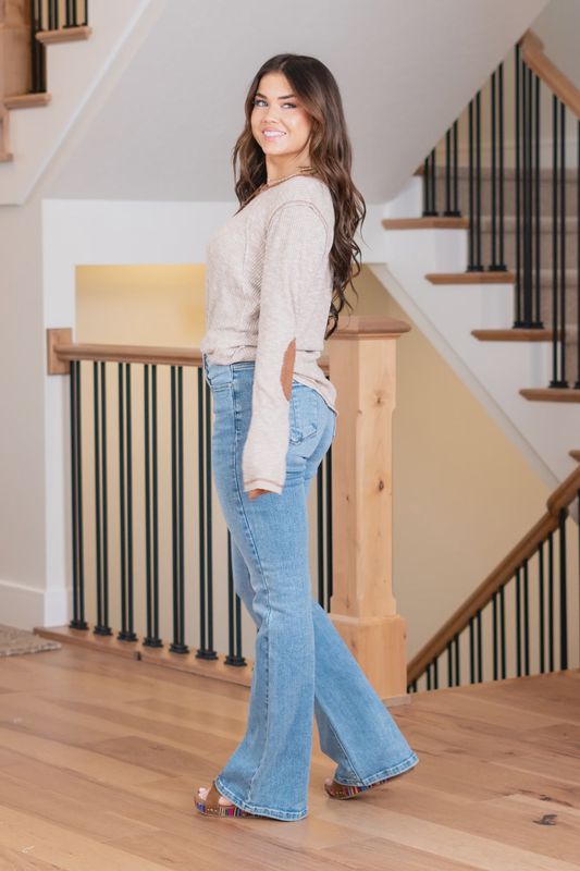 Plus Size Madeline Mid Rise Flare