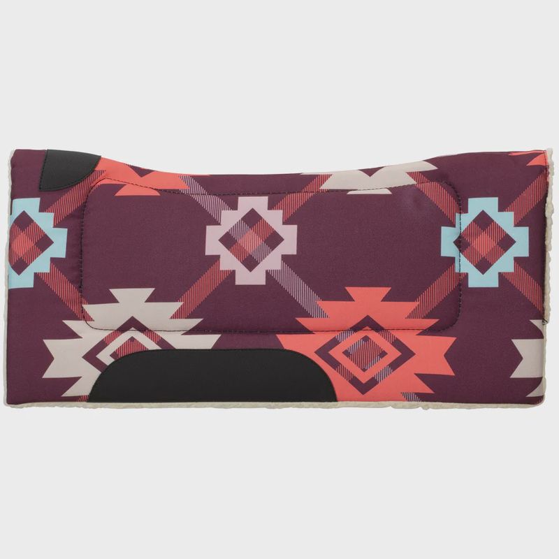 Contoured Printed Polyester Pony Saddle Pads