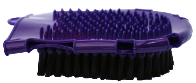Wash Mitt with Brush