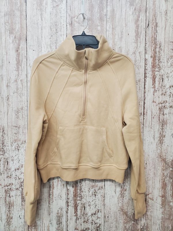 Half Zip Sweatshirt with Thumbhole Sleeves