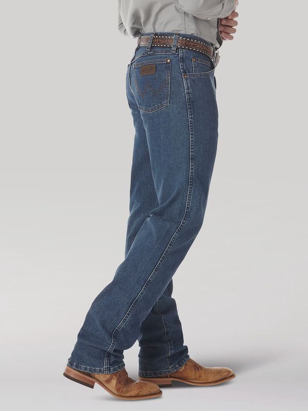 Wrangler Cowboy Cut Advanced Comfort Wicking Regular Fit Jean in Vintage Stone