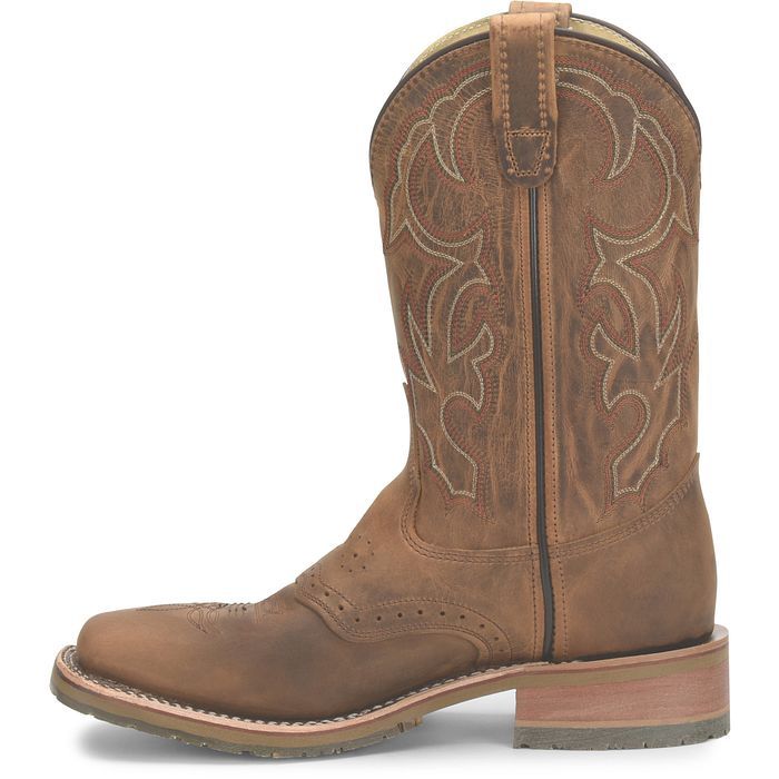 Double H Jase 11" Roper Wide Sq Toe Boot