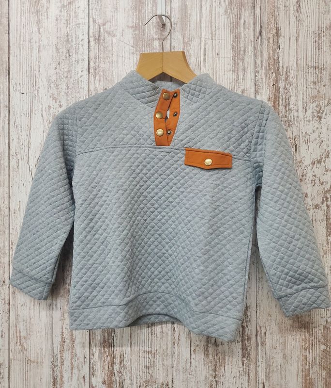 Girl&#39;s Quilted Kennedy Pullover