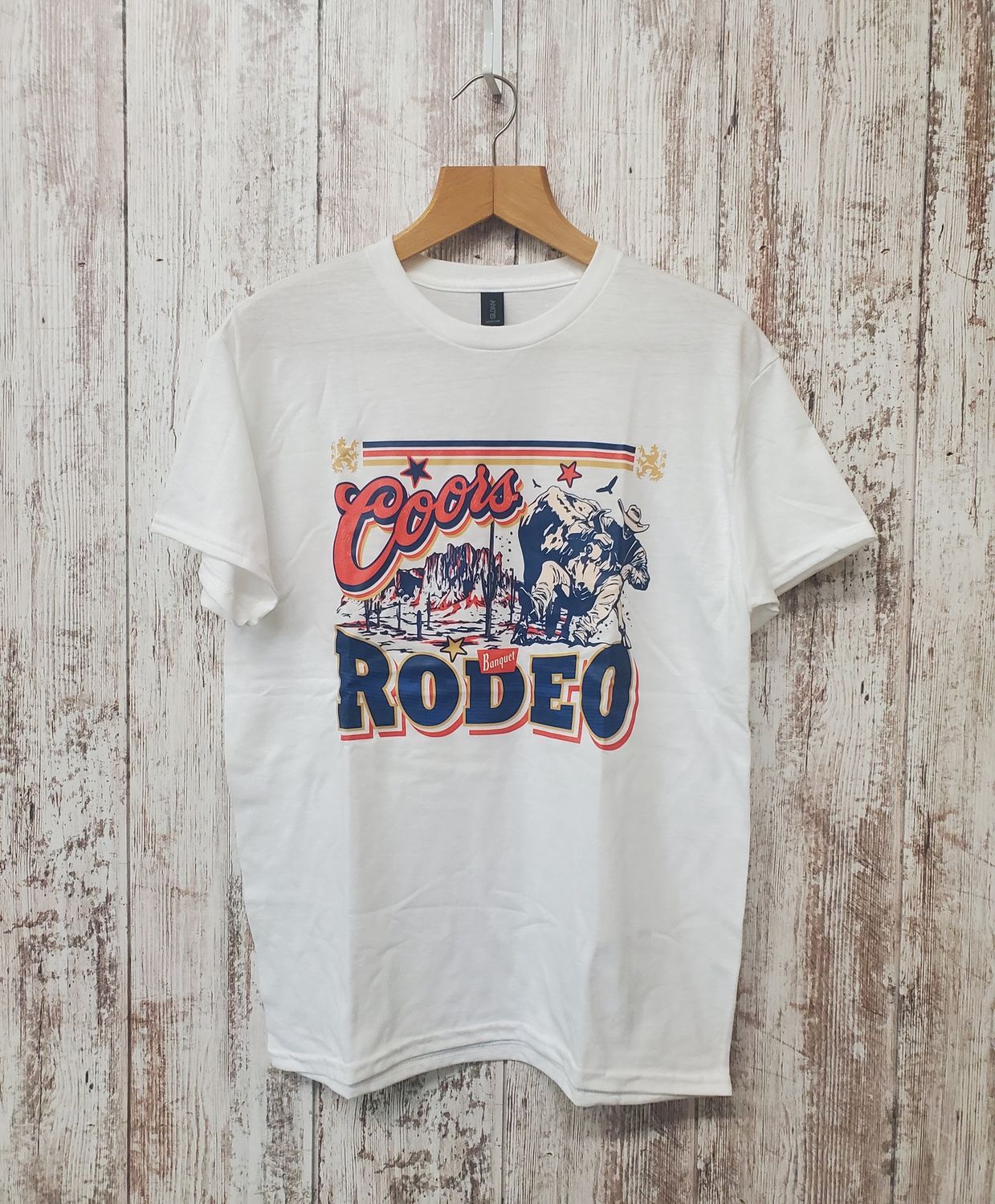 Coors Banquet Rodeo Western Graphic Tee