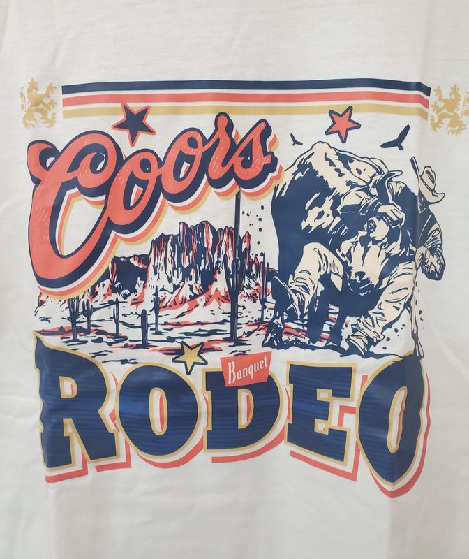 Coors Banquet Rodeo Western Graphic Tee