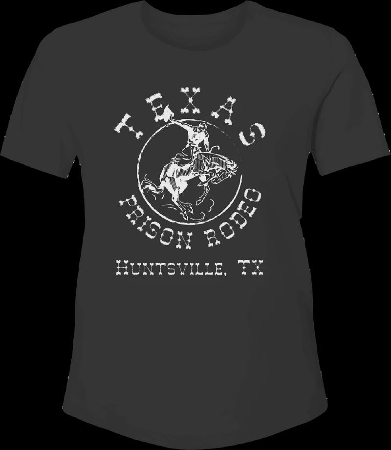&quot;Texas Prison Rodeo&quot; Black T-shirt