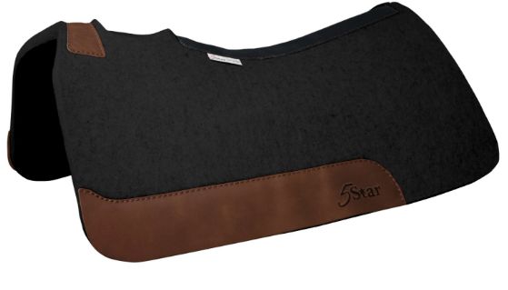 5 Star Felt &quot;The Barrel Racer&quot; Contoured Saddle Pad