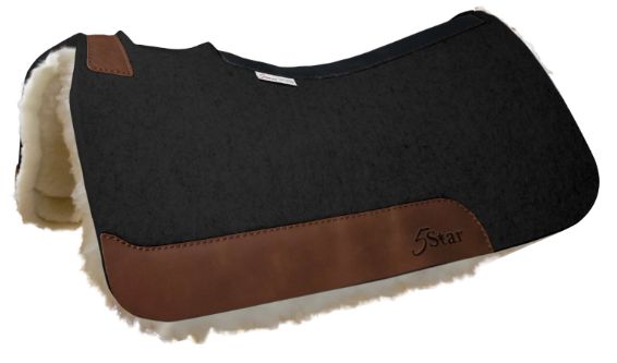 5 Star Fleece &quot;The Performer&quot; Contoured Saddle Pad