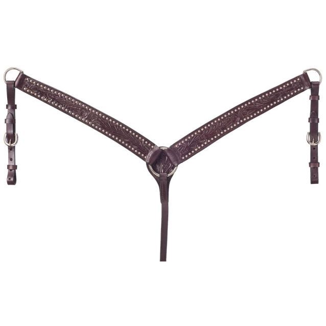 Tapered Pony Breastcollar with Spot Accents
