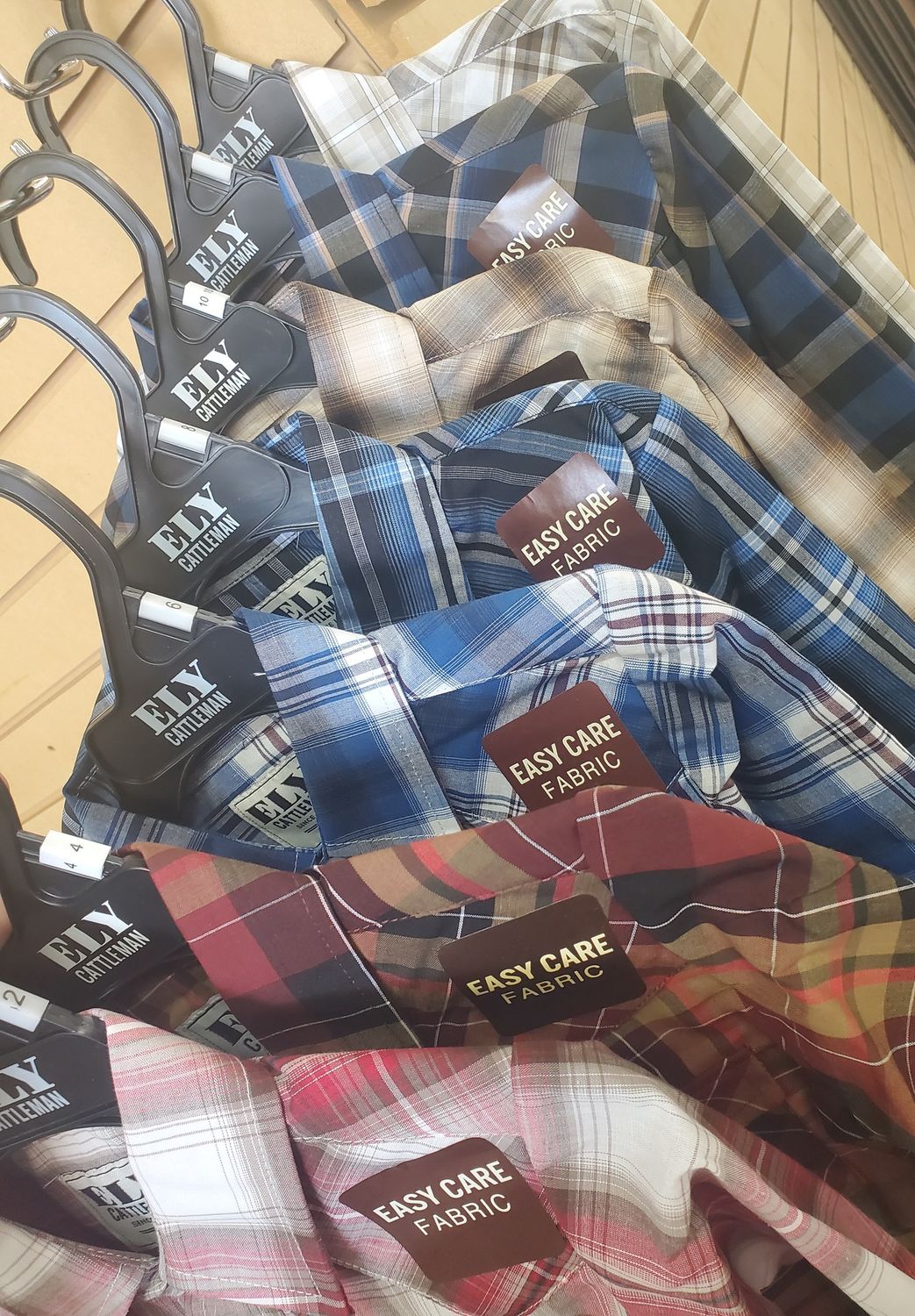 Long Sleeve Plaid Assorted Western Shirt