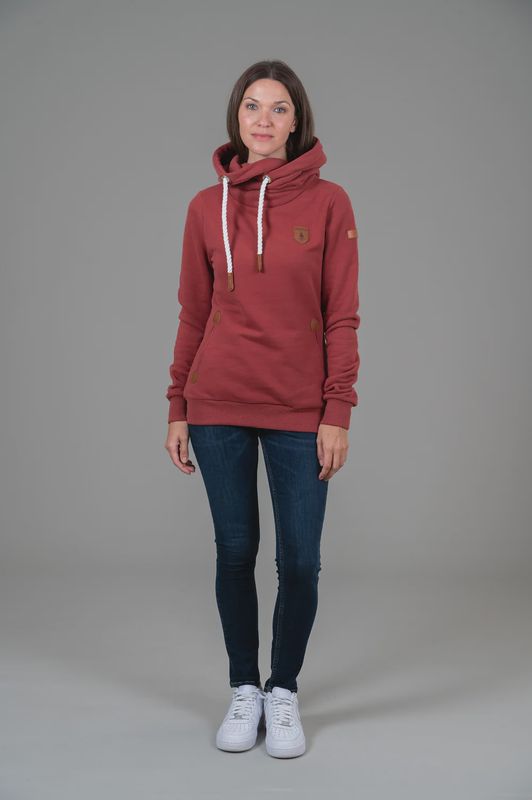 Rustic Red Pullover Hoodie