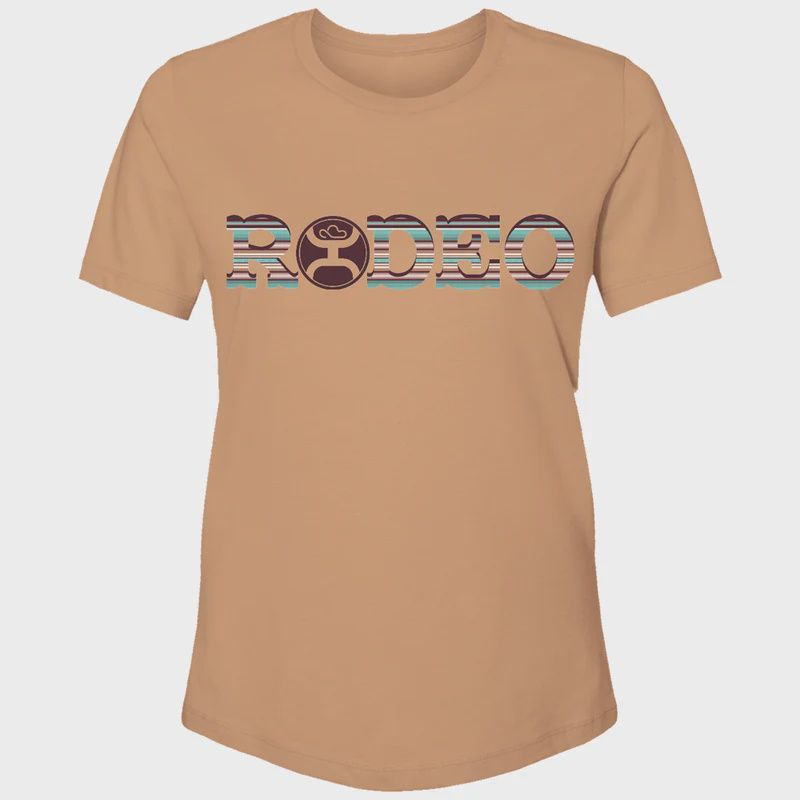 &quot;Rodeo&quot; Sienna w/Serape Logo T-shirt