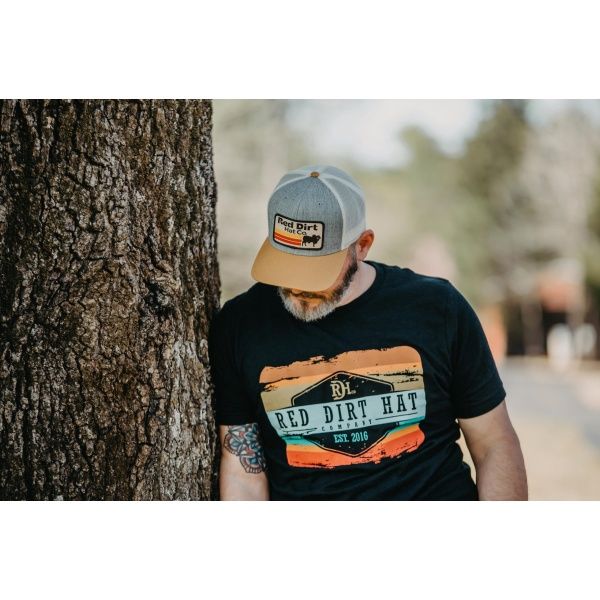 Red Dirt Co. Army Sunset T-shirt Black
