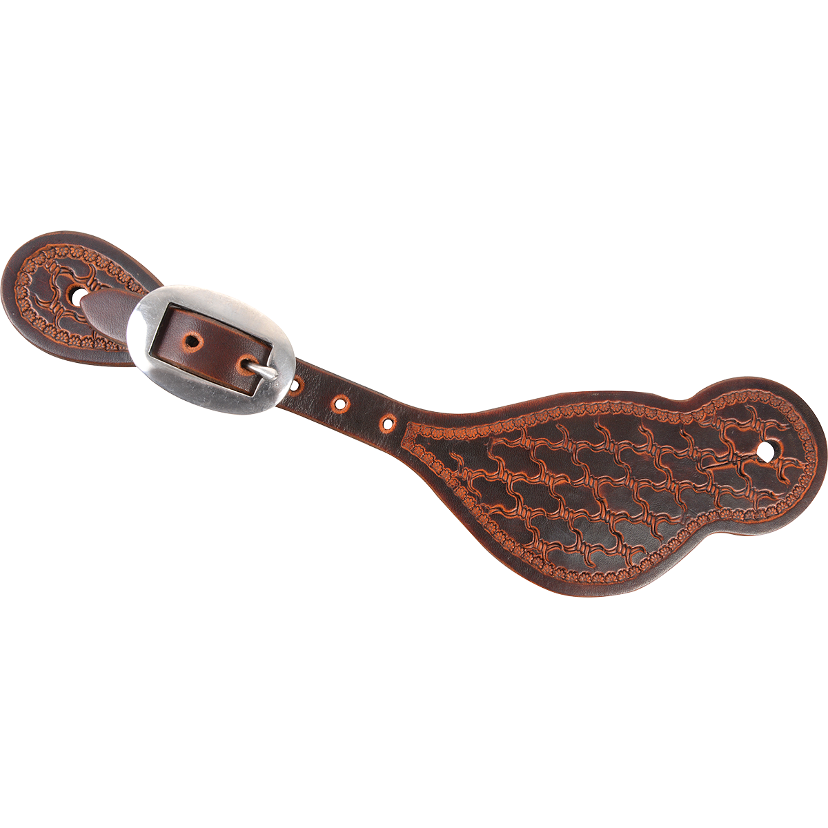 Antique and Tooled Spur Straps