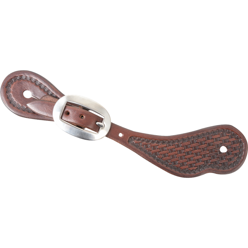 Tooled Spur Straps