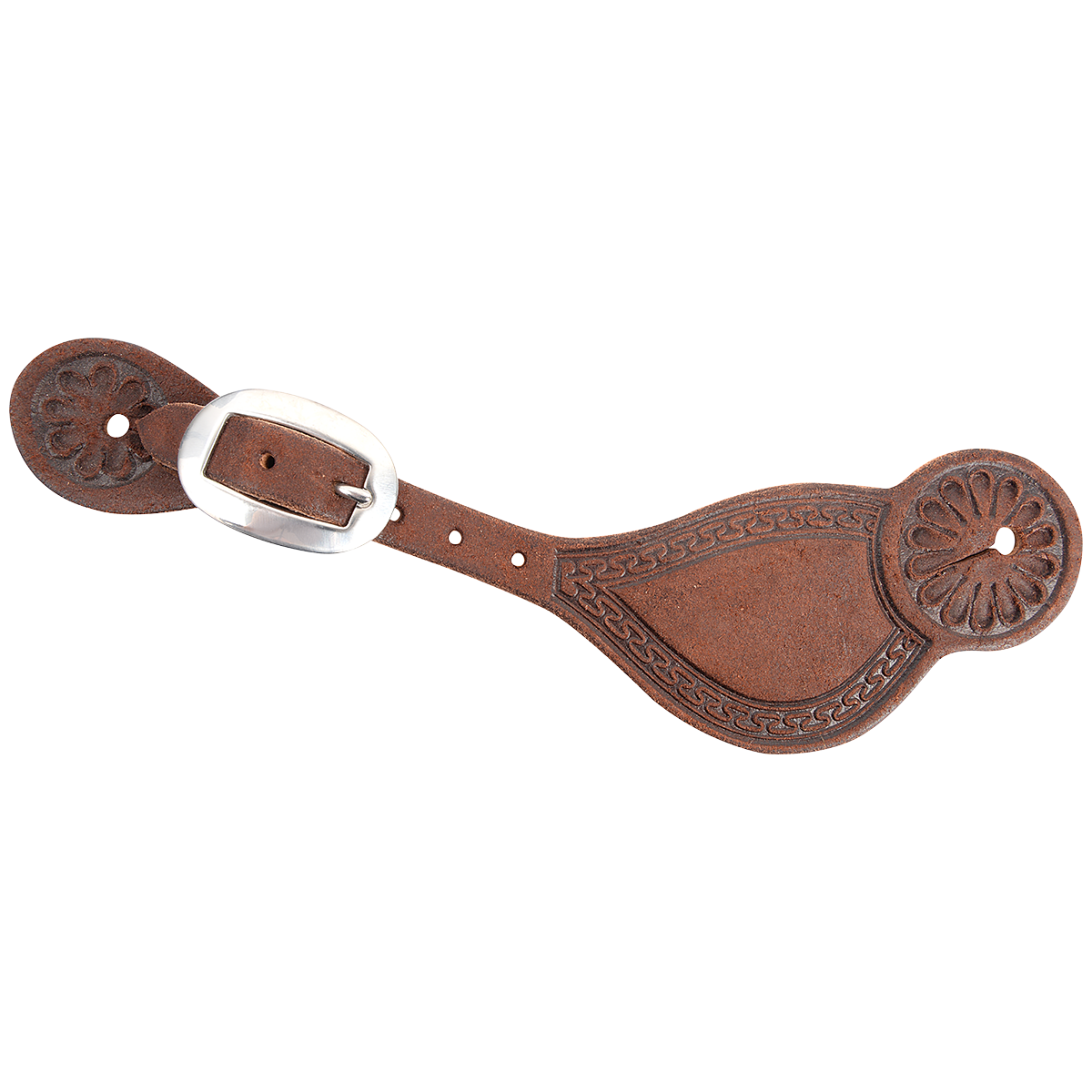 San Carlos Tooled Spur Straps