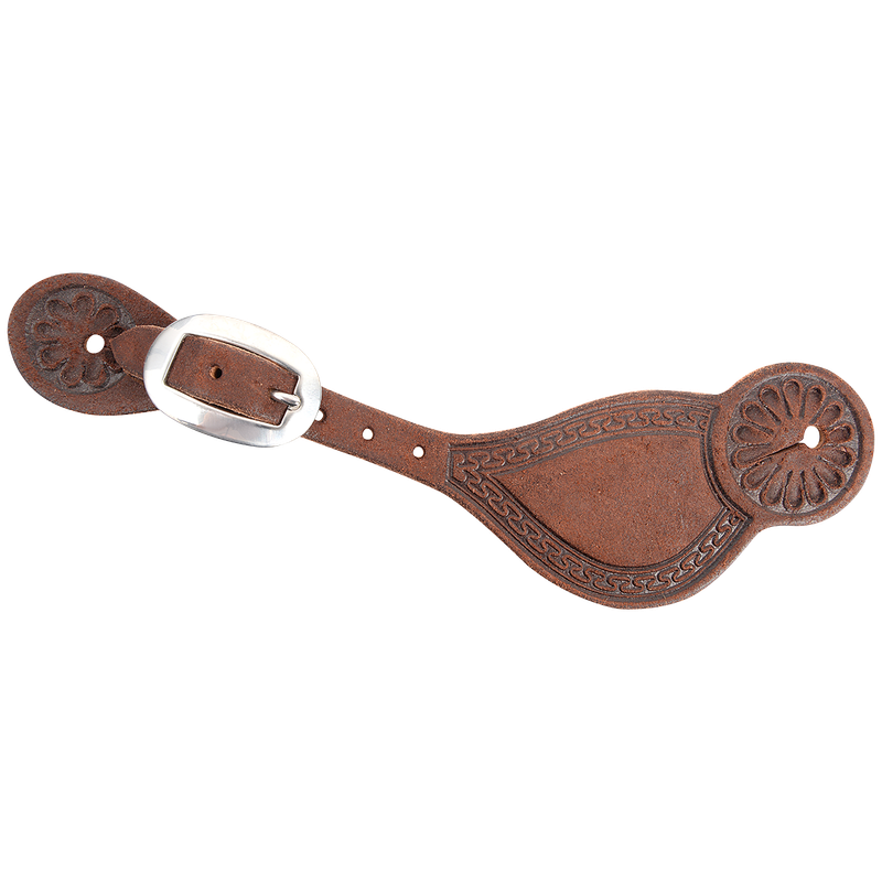 San Carlos Tooled Spur Straps