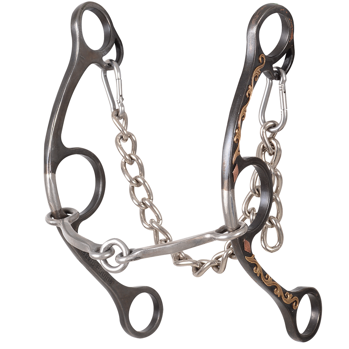 Sherry Cervi Long Shank O Ring Square Snaffle Bit