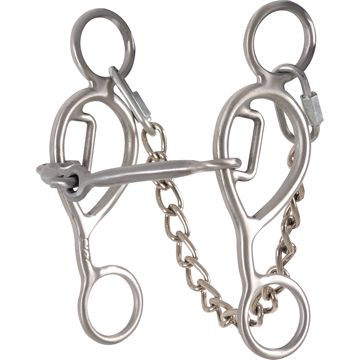 Les Vogt Game Changer Shank Smooth Snaffle Barrel Bit