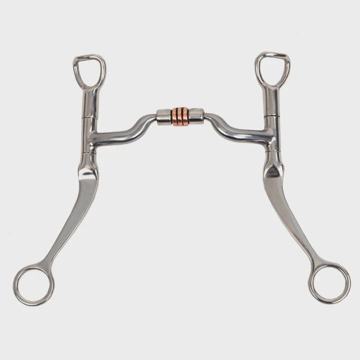 Flat Shank with Medium Wide Low Port with Copper Roller