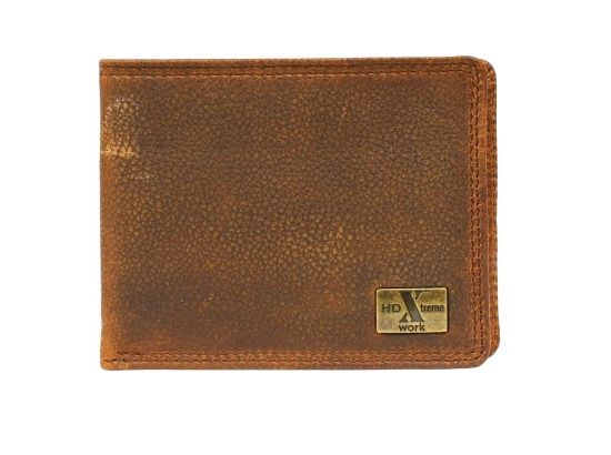 Light Brown Leather Bifold Wallet