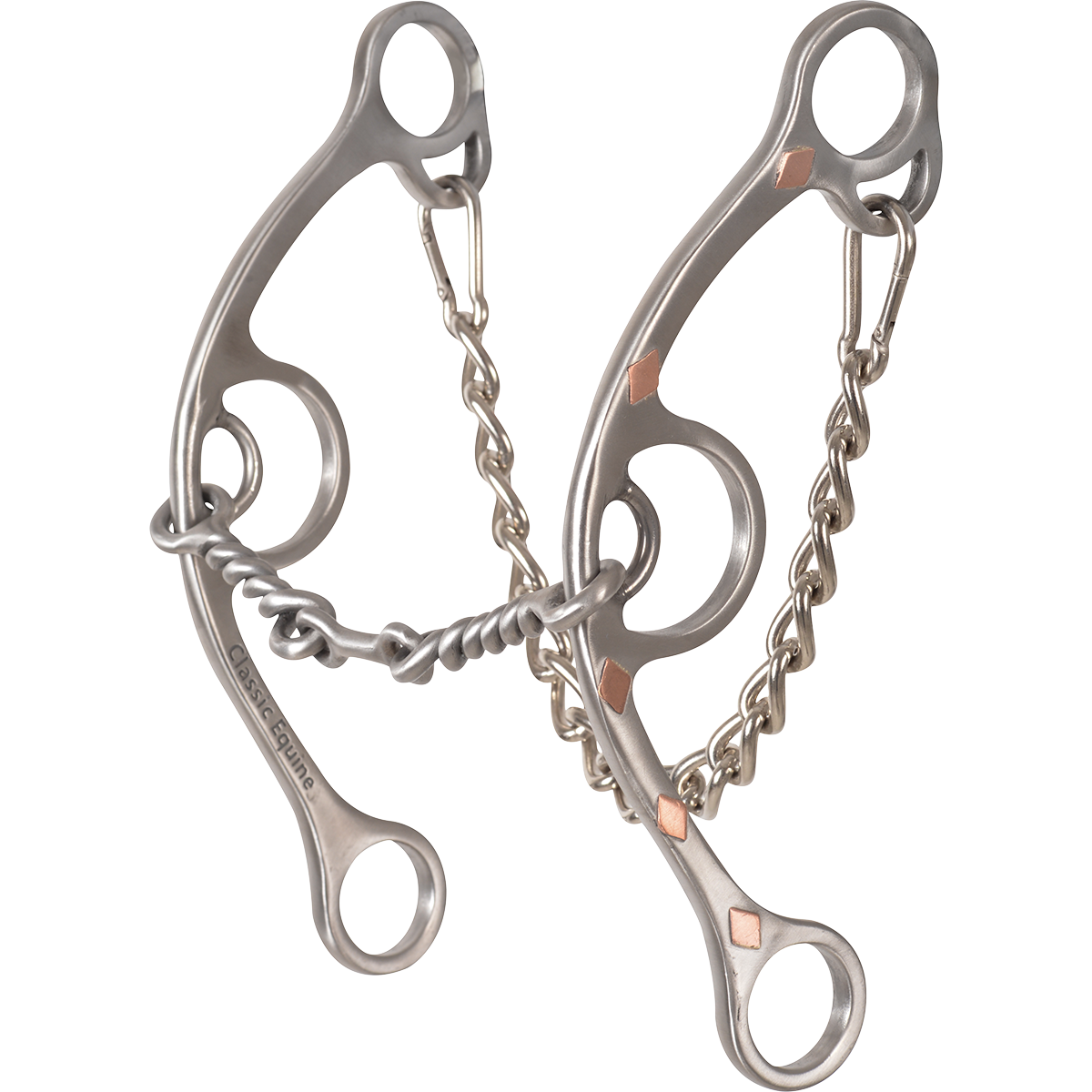 Sherry Cervi Long Shank Twisted Wire Dogbone Gag Bit