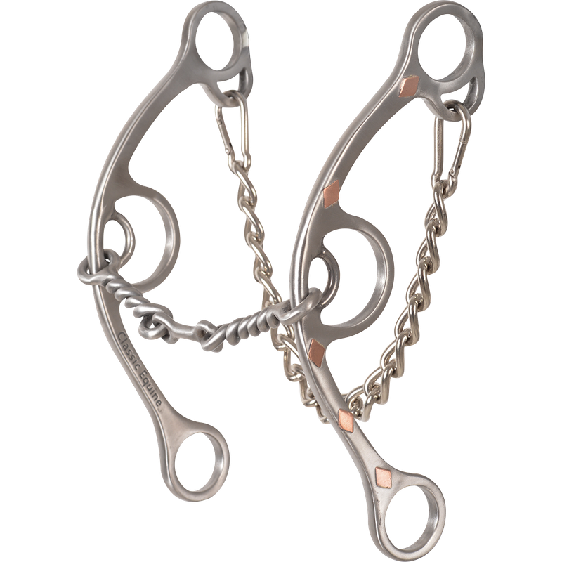 Sherry Cervi Long Shank Twisted Wire Dogbone Gag Bit