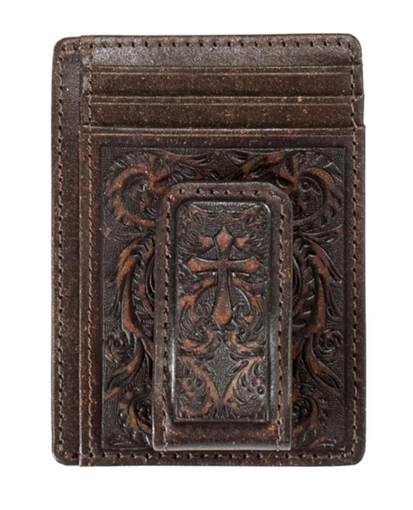 Cross Tooled Money Clip