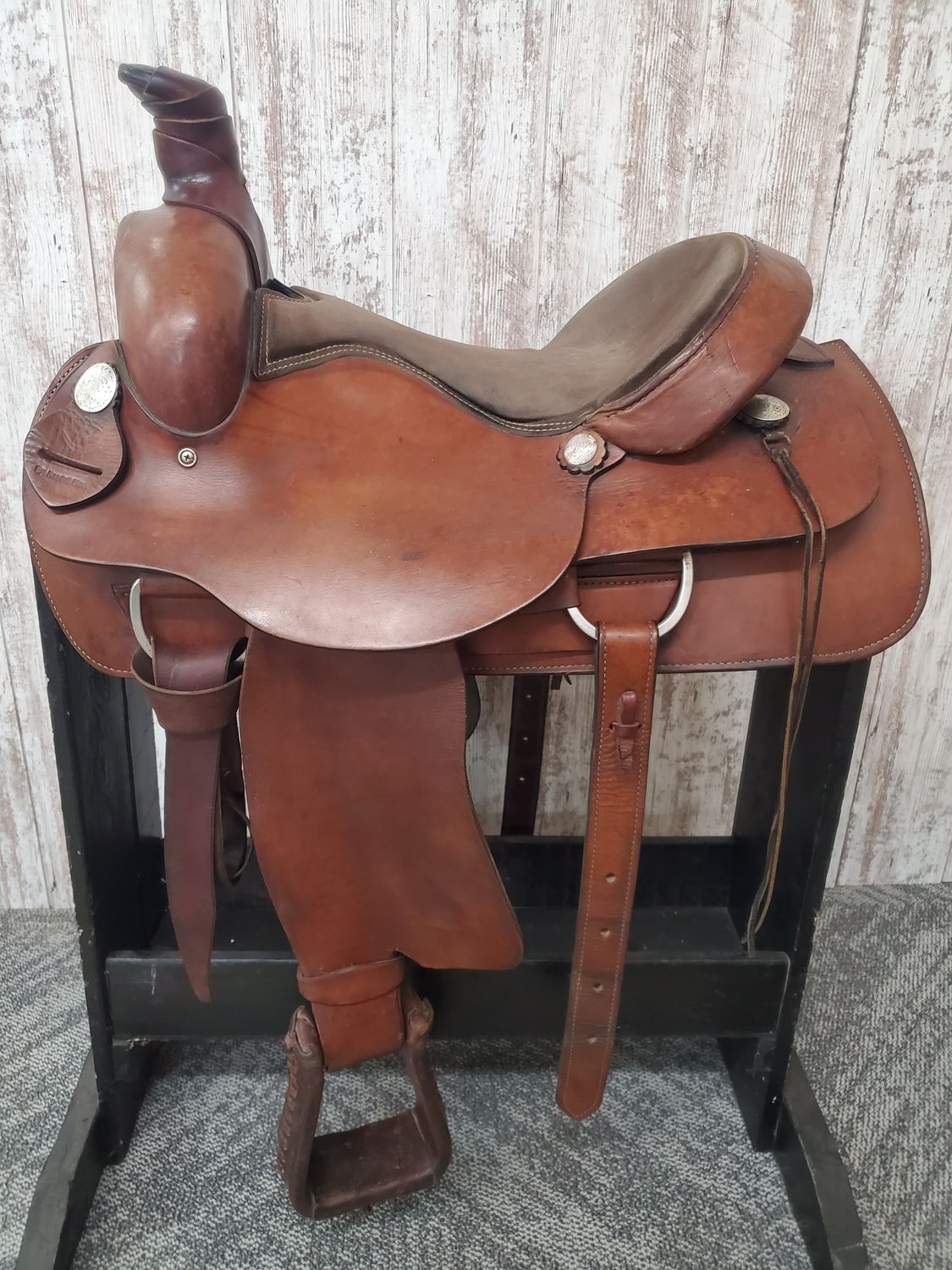 15.5&quot; Used Rocking R Rope Saddle