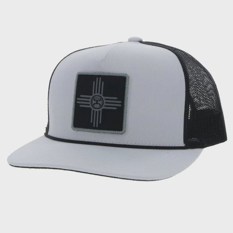 &quot;Zia&quot; White/Black Snapback Hat