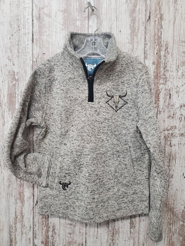 Barb Diamond Skull Fleece 3/4 Zip