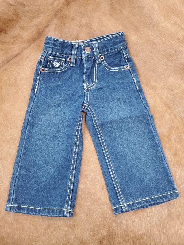 Barb Logo Boot Cut Jeans