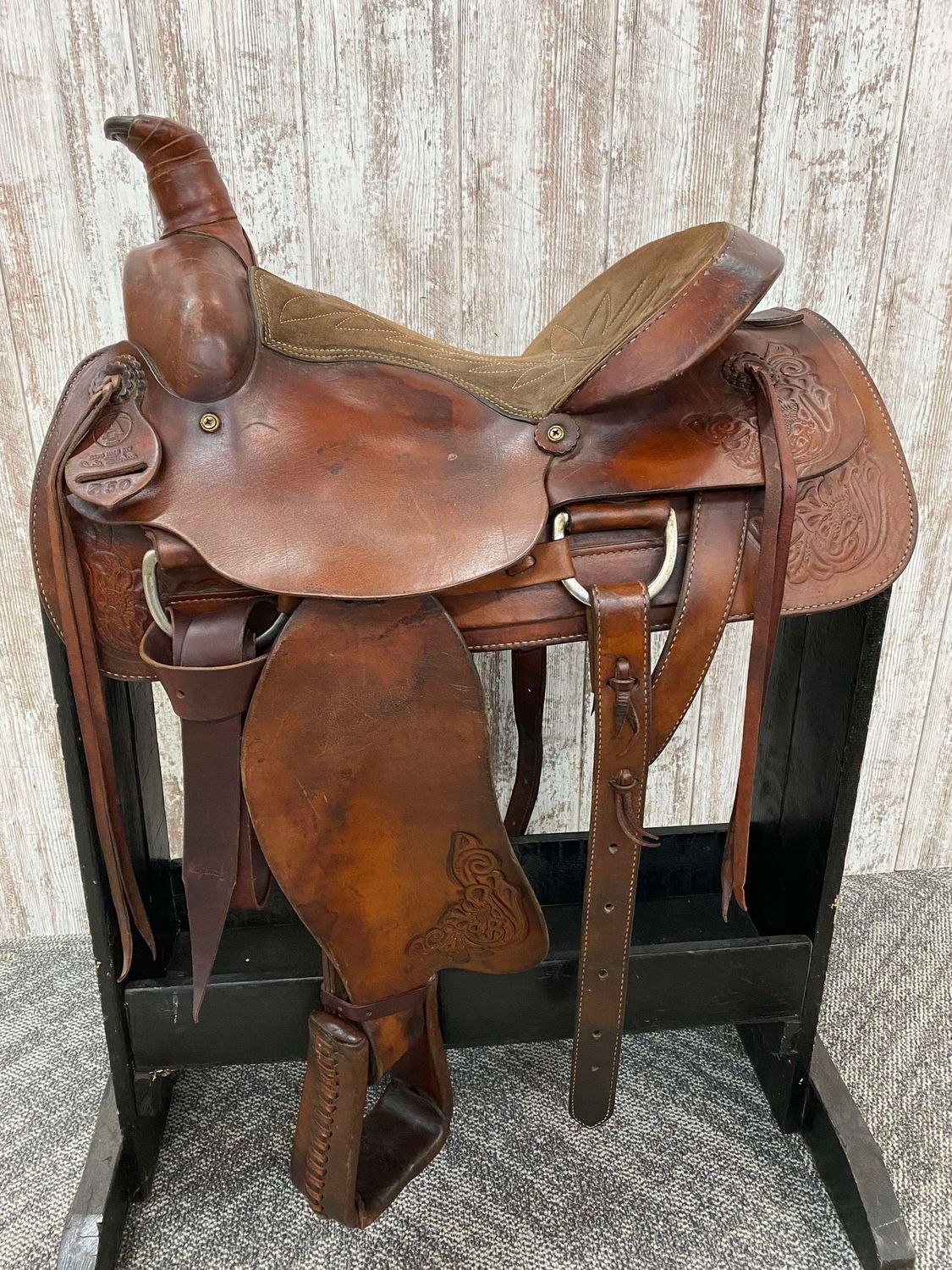 16&quot; Carl Sanden Rope   Saddle