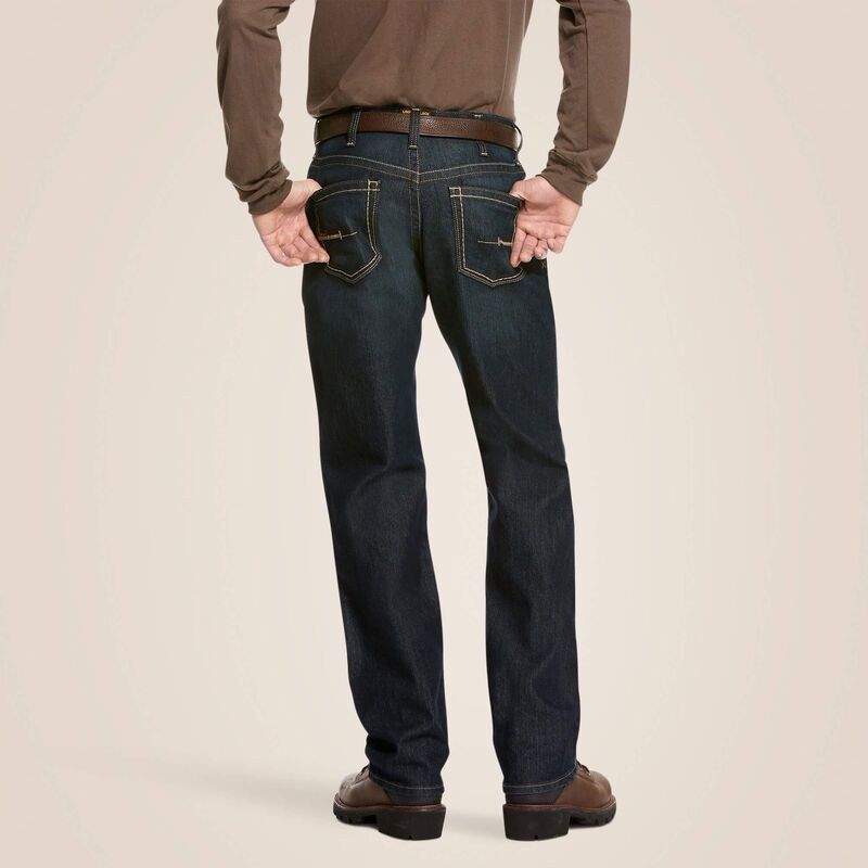 Rebar M4 Relaxed DuraStretch Edge Stackable Straight Leg Jean