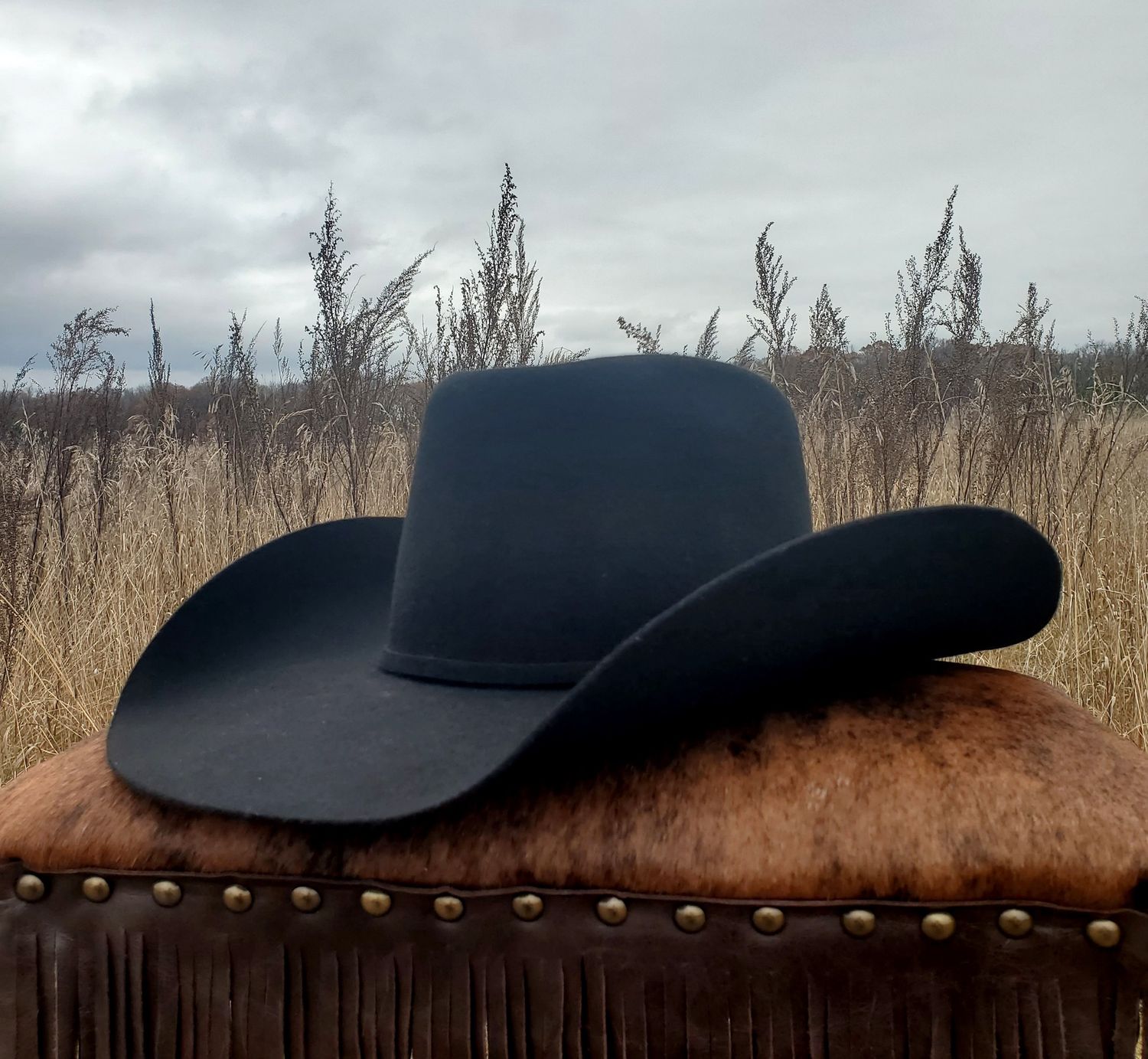 &quot;The Mesa&quot; Black WJ PW Cowboy Hat