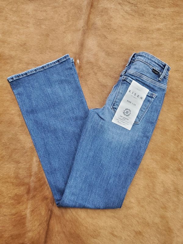 Mid Rise Flare Tummy Control Jeans
