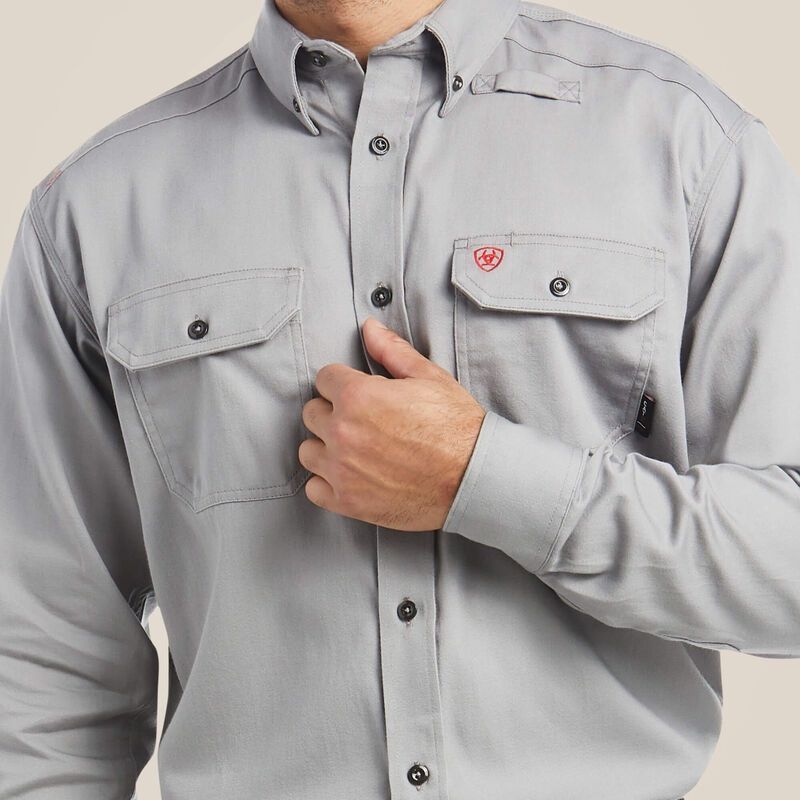 Flame Resistant Solid Work Shirt