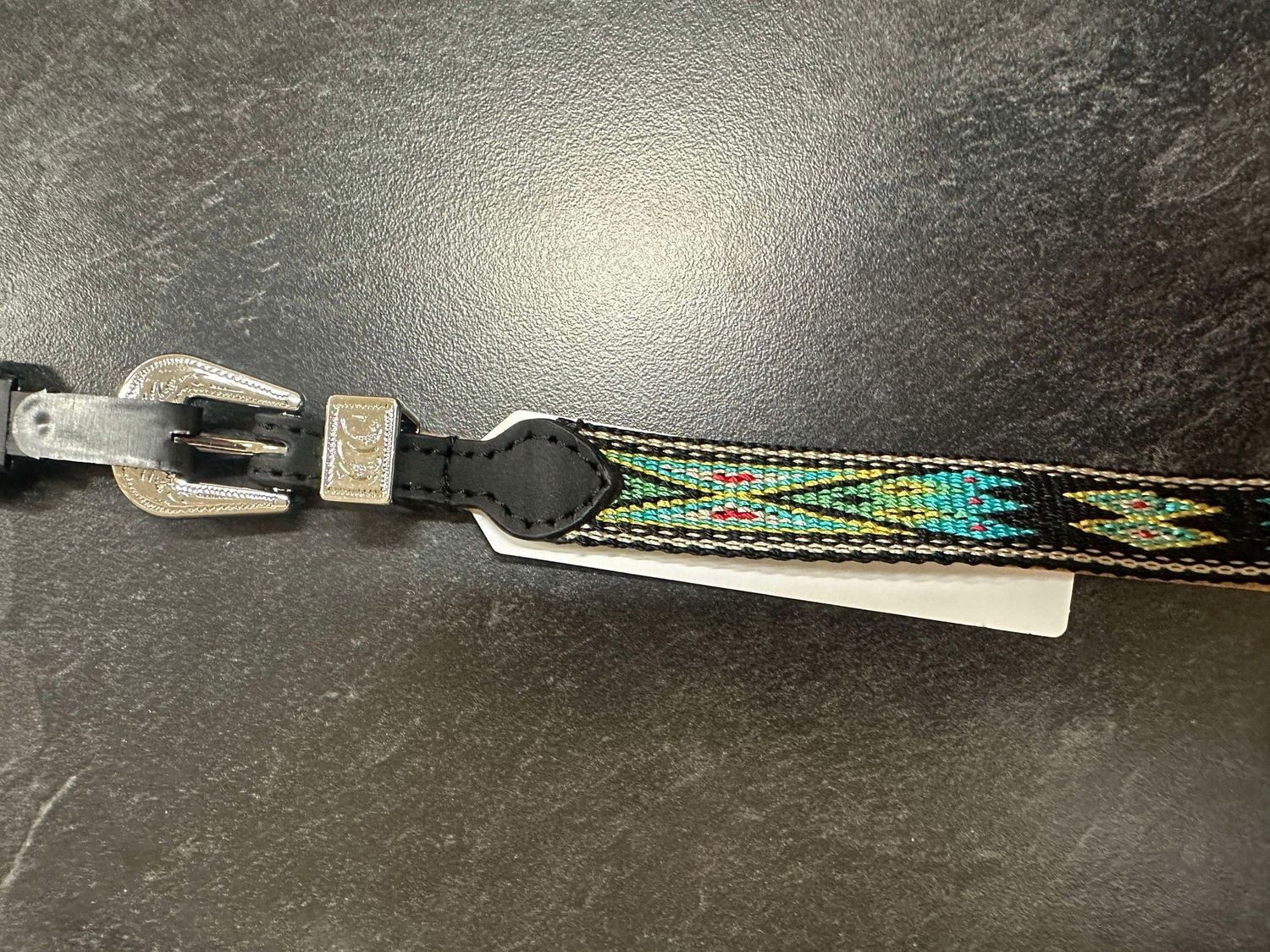 Multi Colored Stitched Hat Band 5/8&quot;