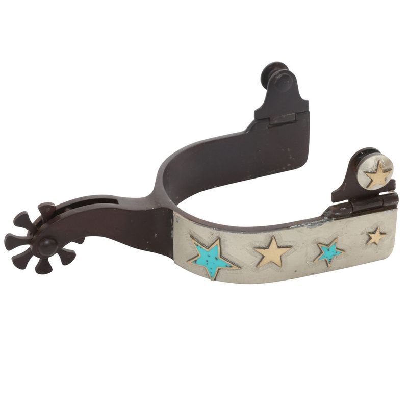 Ladies Turquoise Star Spurs
