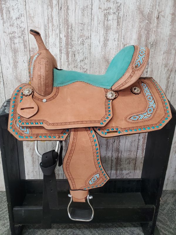 12.5&quot; Wide Youth Barrel/Trail Saddle