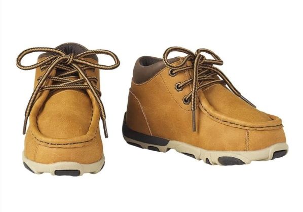 Twister Gabe Moc Toe Lace Up Casual Shoes