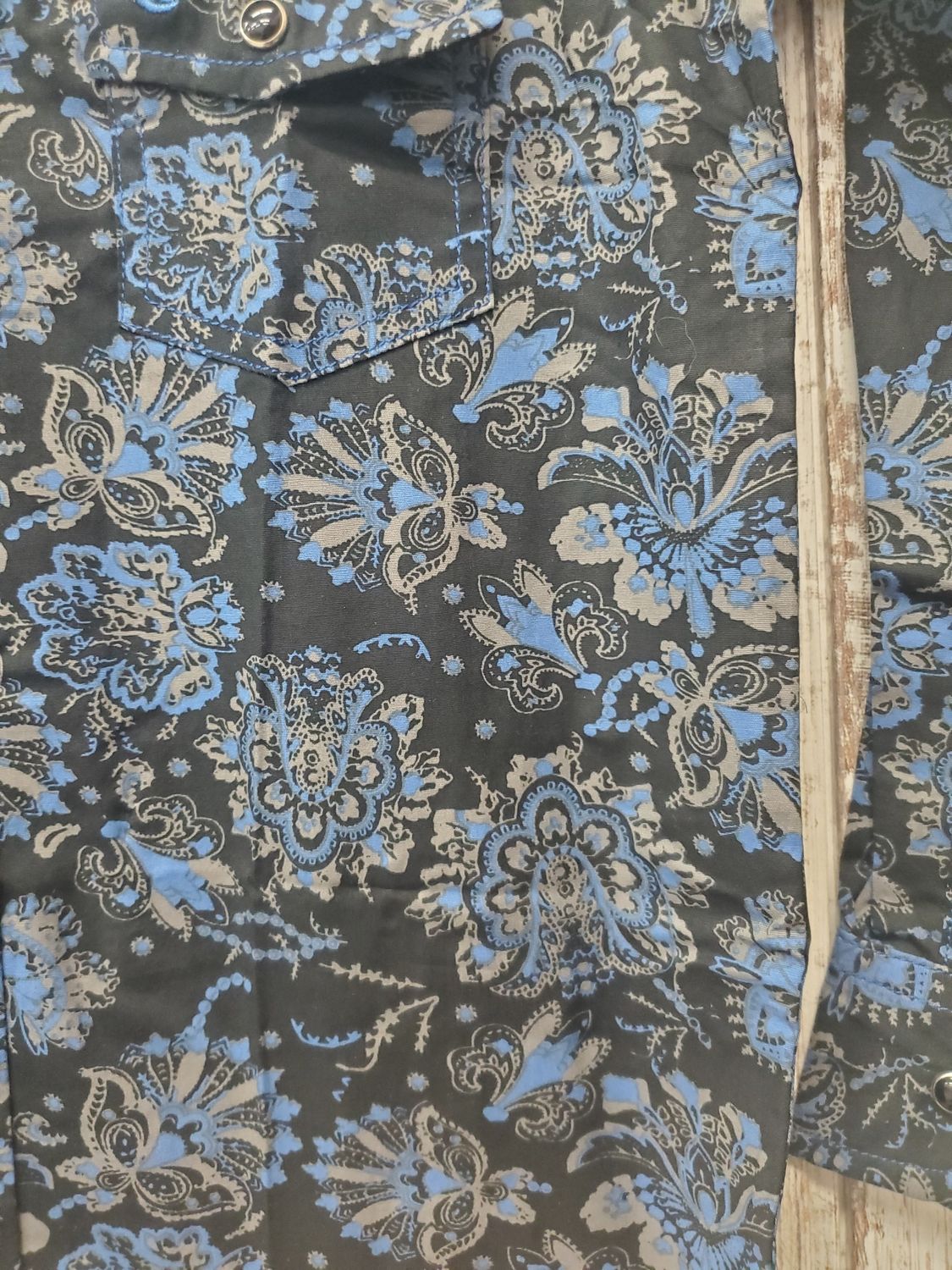 Peacock Paisley Button Down