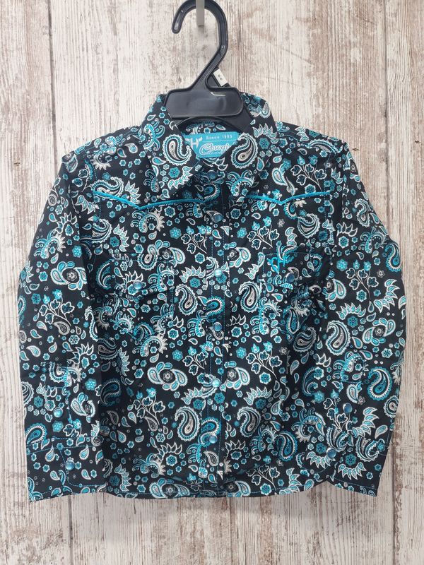 Pretty In Paisley LS Western Shirt